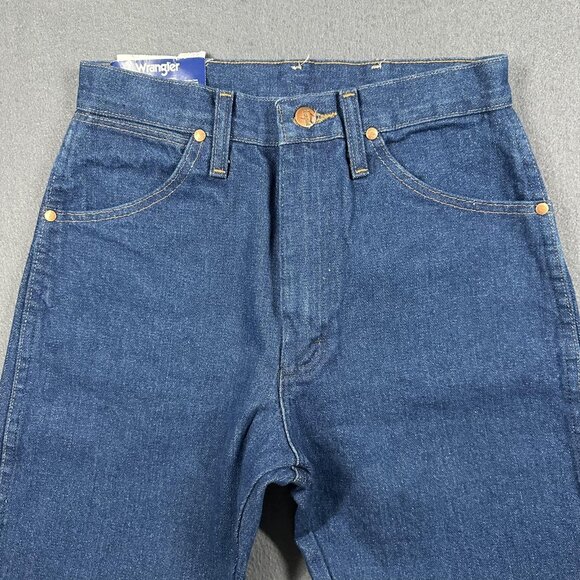 Wrangler Jeans Womens 5x30 Blue Cowboy Cut 14MWZ Slim Fit Tapered Leg Western - Picture 4 of 12